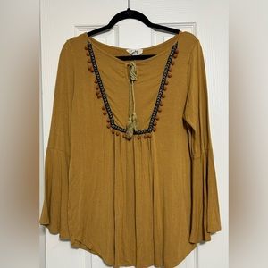 Mustard Yellow blouse